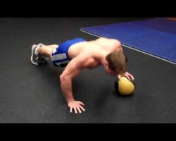 How To: Single-Arm Medicine Ball Push-Up
