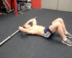 How To: Straight-Bar Single-Arm Floor Press