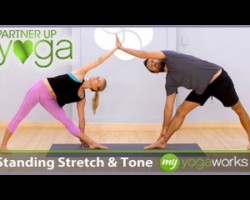 Partner Up Yoga: Standing Stretch & Tone Workout with Vytas Baskauskas