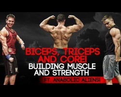 Biceps, Triceps & Core! Building Muscle & Strength ft. Anabolic Aliens!