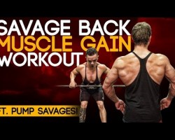 Savage Back Muscle Gain Workout! ft. Pump Savages!