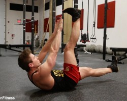 How To: Psycho Crunch (INTENSE Bodyweight Ab Exercise!)