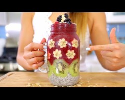 Tropical Smoothie Art | CHEAP CLEAN EATS