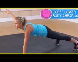 Core & Lower Body Burn AMRAP Workout #4: Alex- 10 Min