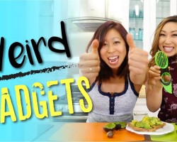 Testing Weird Kitchen Gadgets! Banana slicer, Avocado Slicer, Herb Scissors!?