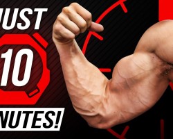 Biceps & Triceps In 10 minutes! | NO EXCUSES Superset Training!