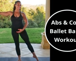 Floor Ballet Barre Workout – Abs & Core Focus: No Equipment