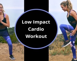 Low Impact Cardio Workout with Lower Body Toning for Beginners