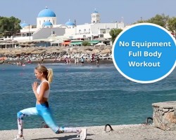 Full Body Blast – No Weights from Santorini Greece