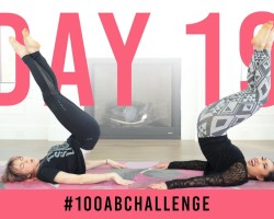 Day 19: 100 Reverse Crunches! | #100AbChallenge w/ Lindsey Stirling