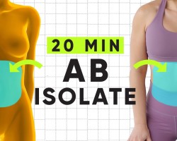 20 Minute Total Abs, Core & Oblique Isolate Workout | At home, no equipment ab building exercises!