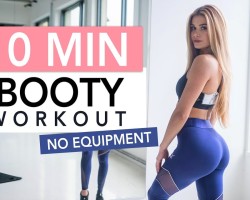 10 MIN BOOTY BURN // No Equipment | Pamela Reif