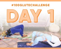 Day 1: Butterfly Bridges! | 100 Glute Challenge w/ Physics Girl