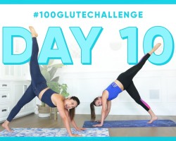 Day 10: Down Dog Butt Pulse! | 100 Glute Challenge w/ Tiffany Alvord