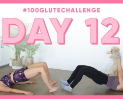 Day 12: Long Bridge! | 100 Glute Challenge w/ CloeCouture