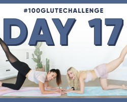 Day 17: Straight Leg Heel Lift! | 100 Glute Challenge w/ Madilyn Bailey