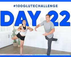 Day 22: Standing Attitude Pulse! | 100 Glute Challenge w/ Rocky Kanaka
