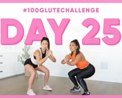 Day 25: Squat to Back Leg Lift! | 100 Glute Challenge w/ Natalie's Outlet