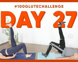 Day 27: Long Bridge Doorstopper! | 100 Glute Challenge w/ Leroy Sanchez