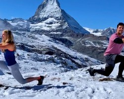 8 min Cardio Workout from Matterhorn Mountain, Switzerland